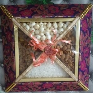 4 Partition Dry Fruits Box for Gift ways