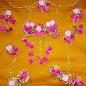 Bridal Pink Flower Set for Wedding