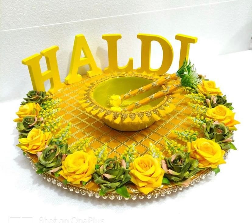 Haldi Platter for Haldi Ceremony