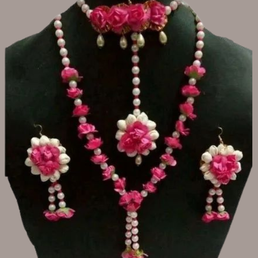 Pink Flower Jewellery